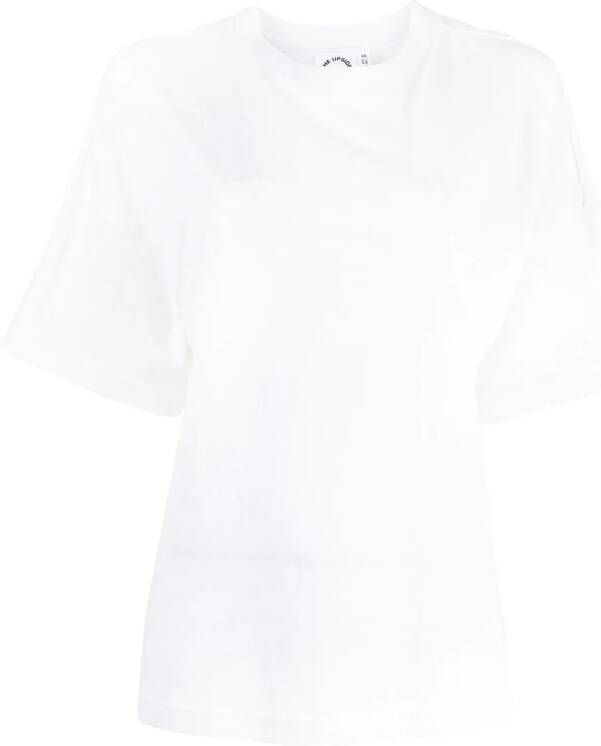 The Upside T-shirt met logoprint Wit