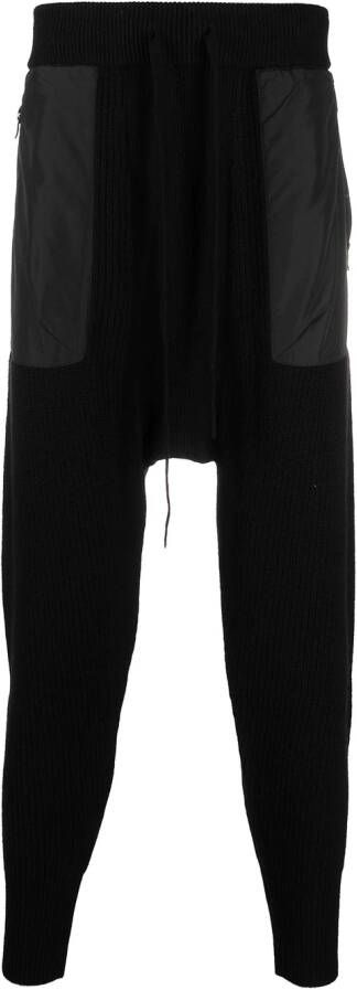 The Viridi-Anne Broek met fleece voering Zwart