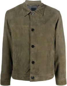 Theory Button-down jack Groen