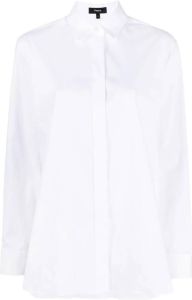 Theory Button-up blouse Wit