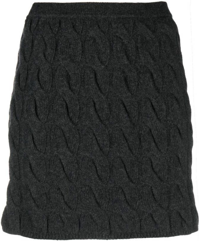 Theory High waist rok Grijs