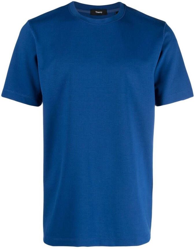 Theory T-shirt met ronde hals Blauw