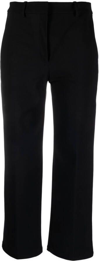 Theory Cropped pantalon Zwart