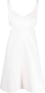 Theory Mini-jurk met uitgesneden detail Wit