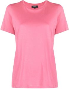 Theory Katoenen T-shirt Roze