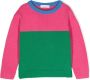There Was One Kids Trui met colourblocking Roze - Thumbnail 1