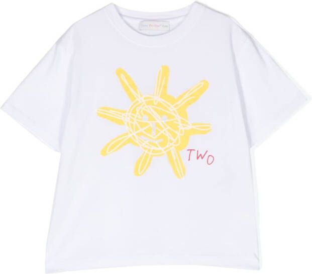 There Was One Kids T-shirt met print Wit