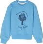 There Was One Kids Sweater met logoprint Blauw - Thumbnail 1