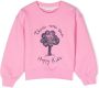 There Was One Kids Sweater met logoprint Roze - Thumbnail 1