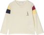 There Was One Kids T-shirt met colourblocking Beige - Thumbnail 1