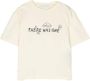 There Was One Kids T-shirt met logoprint Beige - Thumbnail 1