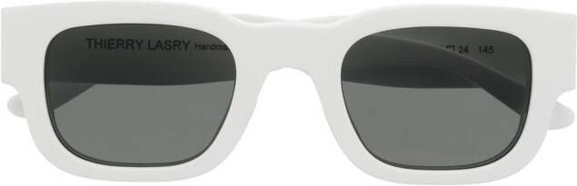 Thierry Lasry Foxxxy zonnebril met vierkant montuur Wit