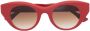 Thierry Lasry Zonnebril met cat-eye montuur Rood - Thumbnail 1