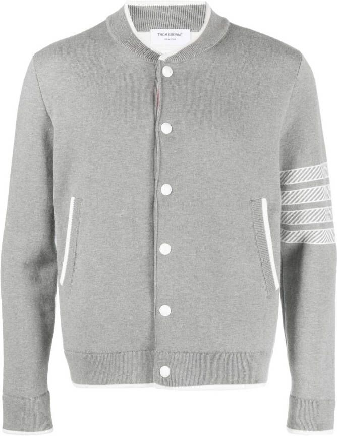 Thom Browne Vest met ankerprint Grijs