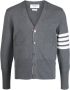 Thom Browne Vest met vier strepen Grijs - Thumbnail 1