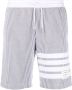 Thom Browne Gestreepte shorts Grijs - Thumbnail 1