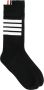 Thom Browne 4-bar stripe socks Zwart - Thumbnail 1