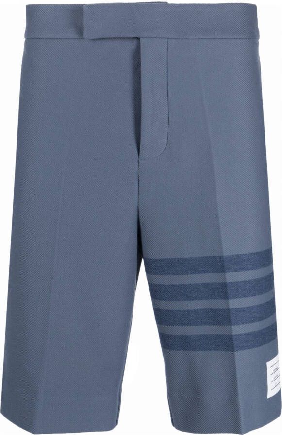 Thom Browne Gestreepte shorts Blauw