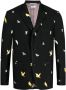 Thom Browne Blazer met borduurwerk Zwart - Thumbnail 1