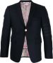 Thom Browne Blazer met enkele rij knopen Blauw - Thumbnail 1