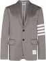 Thom Browne Blazer met enkele rij knopen Grijs - Thumbnail 1