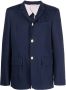 Thom Browne Blazer met RWB-streep Blauw - Thumbnail 1