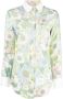 Thom Browne Blouse met bloemenprint Groen - Thumbnail 1