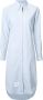 Thom Browne Button Down Knee Length Shirt Dress with Grosgrain Placket Blauw - Thumbnail 1