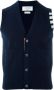 Thom Browne Cardigan zonder mouwen Blauw - Thumbnail 1