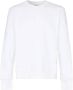 Thom Browne Center-Back Stripe Loopback Knit Crewneck Pullover Wit - Thumbnail 1