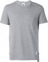 Thom Browne T-shirt met RWB-streep Grijs - Thumbnail 1
