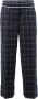 Thom Browne checked tailored pants Blauw - Thumbnail 1