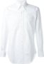 Thom Browne Classic Long Sleeve Shirt In White Oxford Wit - Thumbnail 1