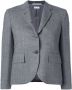 Thom Browne Classic Single Breasted Sport Coat In Medium Grey 2-Ply Wool Fresco Grijs - Thumbnail 1