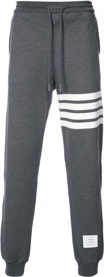 Thom Browne Classic Sweatpant With Engineered 4-Bar In Classic Loop Back Grijs