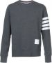 Thom Browne Classic Sweatshirt With Engineered 4-Bar In Classic Loop Back Grijs - Thumbnail 1