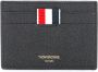 Thom Browne Pasjeshouder van bewerkt leer Zwart - Thumbnail 1