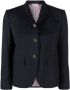 Thom Browne Cropped blazer Blauw - Thumbnail 1
