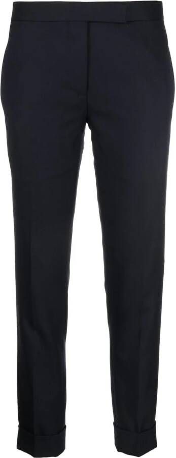 Thom Browne Cropped pantalon Blauw