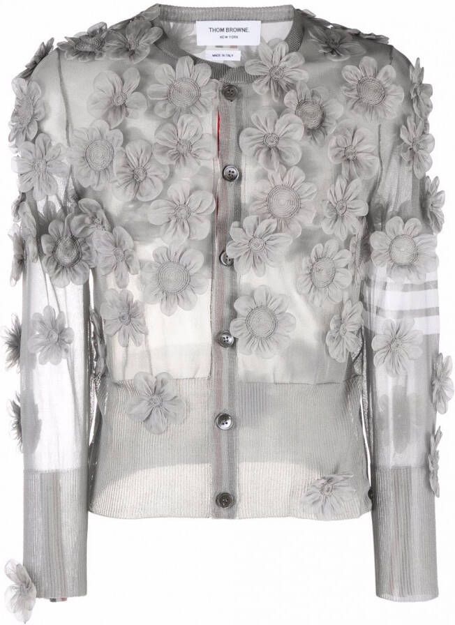 Thom Browne Doorzichtig vest Grijs
