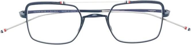 Thom Browne Eyewear square glasses Blauw