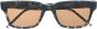 Thom Browne Eyewear TB 418 zonnebril met RBW streep Blauw - Thumbnail 1