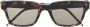 Thom Browne Eyewear TB418 zonnebril met RBW streep Beige - Thumbnail 1