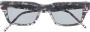 Thom Browne Eyewear TB714 zonnebril met schildpadschild design Grijs - Thumbnail 1