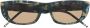 Thom Browne Eyewear tortoiseshell-effect rectangular-frame sunglasses Blauw - Thumbnail 1