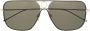 Thom Browne Eyewear Zonnebril met piloten montuur Zwart - Thumbnail 1