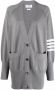 Thom Browne Gebreid vest Grijs - Thumbnail 1
