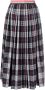 Thom Browne Geruite plooirok Blauw - Thumbnail 1
