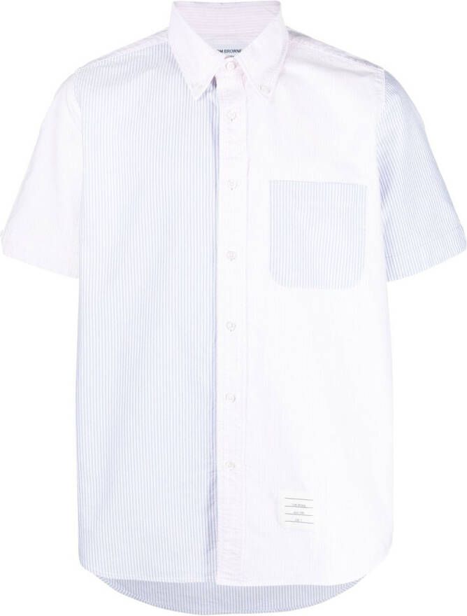 Thom Browne Gestreept overhemd Roze