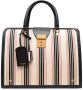 Thom Browne Gestreepte shopper Wit - Thumbnail 1